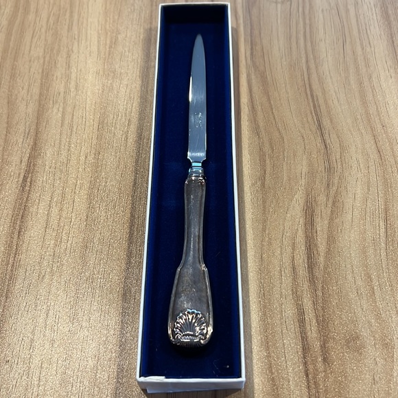 Vintage Reed and Barton Silverplate Winterthur Museum Letter Opener - Picture 2 of 8